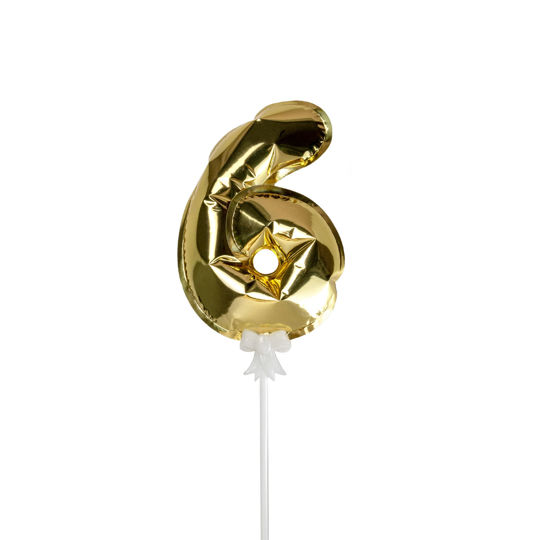 Picture of 金色數字氣球插件 - 6