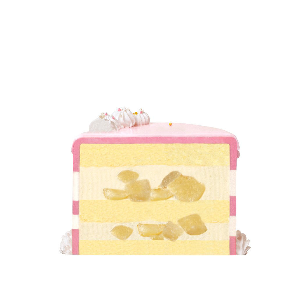 粉紅夠Bling原個蛋糕內層