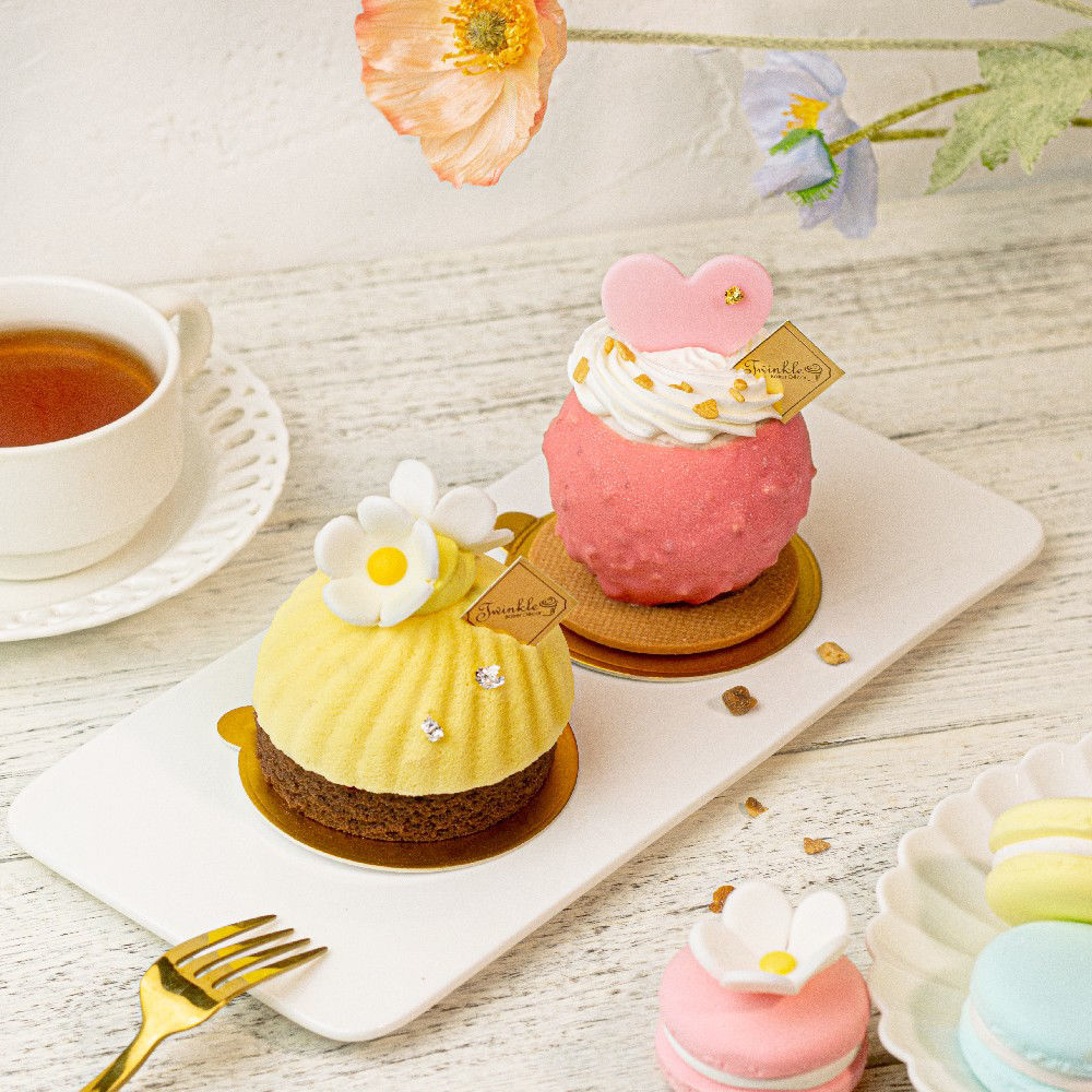 柚子花語件裝蛋糕