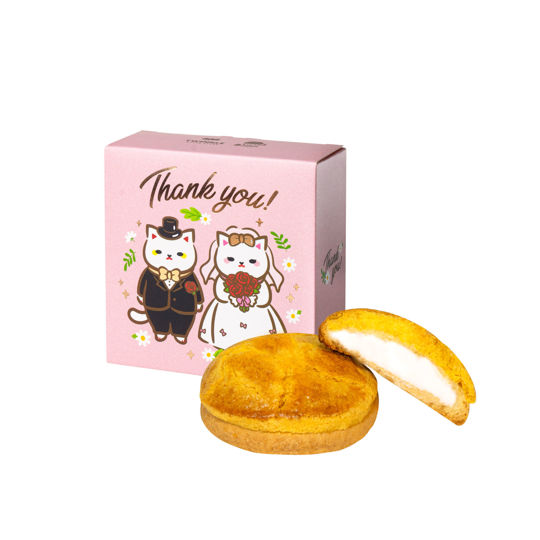 婚宴回禮禮物(可愛西式) - 港式菠蘿包QQ麻糬曲奇