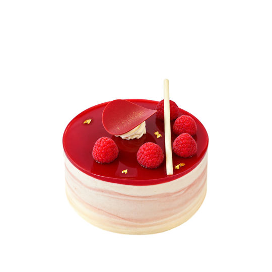 Picture of 紅桑子忌廉蛋糕 (低糖)